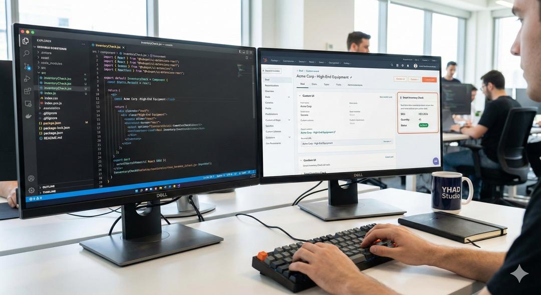 HubSpot UI Extensions with React: Custom CRM Development